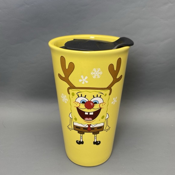 SpongeBob Squarepants Other - Spongebob Squarepants Travel Cup Stephen Hillenburg 16oz Holiday Christmas Mug